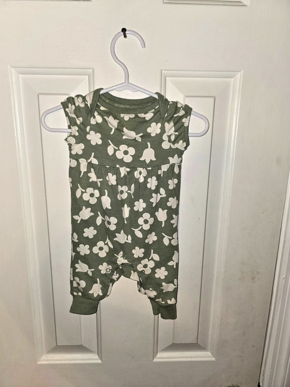 Carter's Baby Floral Footie Size NEWBORN